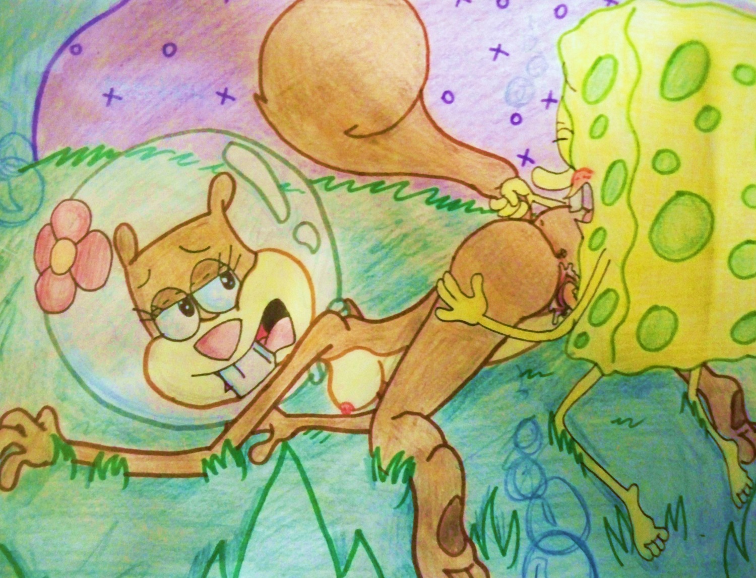 1boy 1girls anthro anthro_on_anthro anus aplysina_fistularis ass breasts brown_fur closed_eyes dirtyboy92 doggy_style duo eyelashes female furry furry_female furry_male furry_only genitals grass helmet interspecies looking_back looking_back_at_another male male/female mammal marine nickelodeon nipples nude nude_anthro nude_female nude_male open_mouth outdoors penis penis_in_pussy pussy rodent rule34 sandy_cheeks sciurid sea_sponge sex smooth_skin spongebob_squarepants spongebob_squarepants_(character) squirrel straight straight_sex tagme tail yellow_body