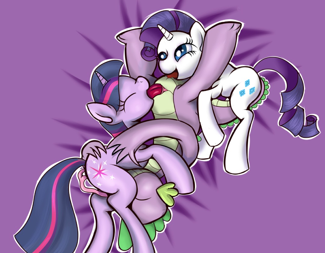 2013 69_position anal blue_eyes cunnilingus cutie_mark dragon e621 equid equine erection fellatio female female_rimming_male feral forked_tongue friendship_is_magic fur genitals group group_sex hair hasbro horn interspecies lying male male/female mammal multicolored_hair my_little_pony mythological_creature mythological_equine mythological_scalie mythology on_side oral oral_penetration oral_sandwich penetration penile penis pseudo_incest_(lore) purple_body purple_fur purple_hair ragingsemi rarity_(mlp) rimming scalie sex spike_(mlp) tail threesome tongue tongue_out trio twilight_sparkle_(mlp) two_tone_hair unicorn vaginal white_body white_fur