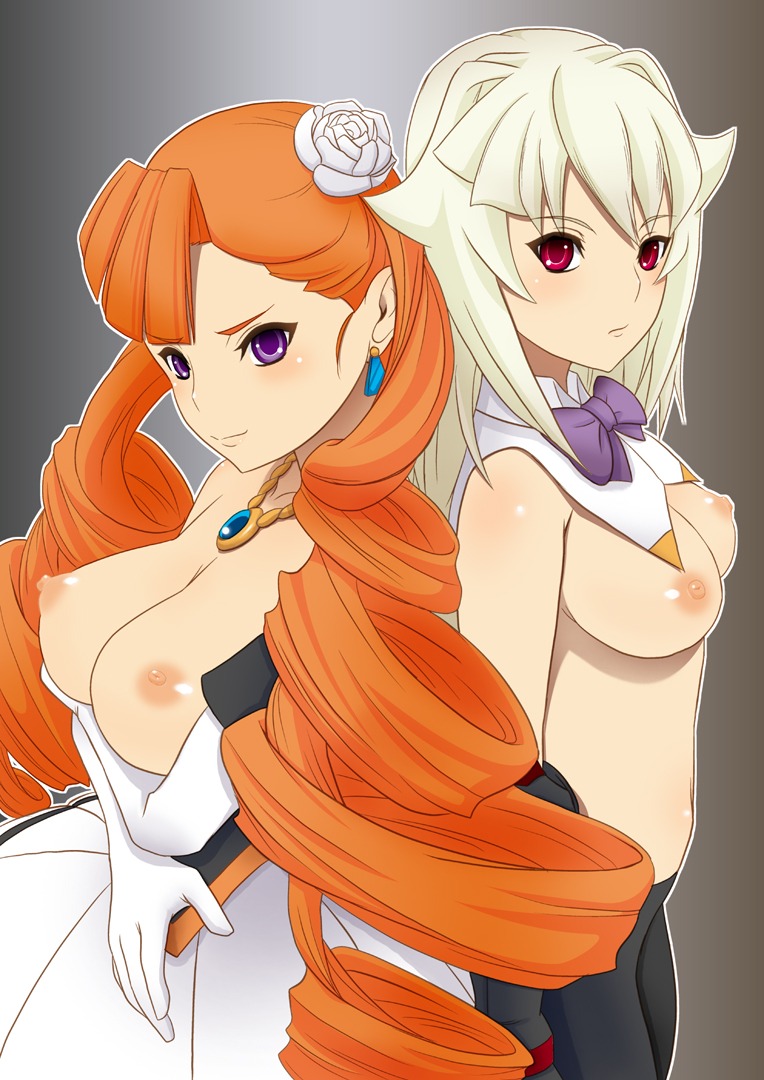 @ma? arcana_heart arcana_heart_2 arcana_heart_3 blush breasts character_request female large_breasts nipples petra_johanna_lagerkvist rule34 smile weiss