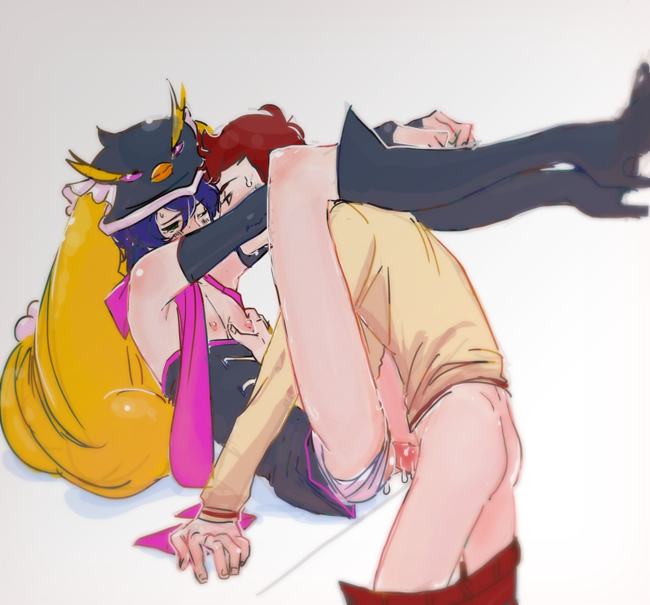 ambiguous_gender male mawaru_penguindrum rule34 tagme takakura_kanba takakura_shouma