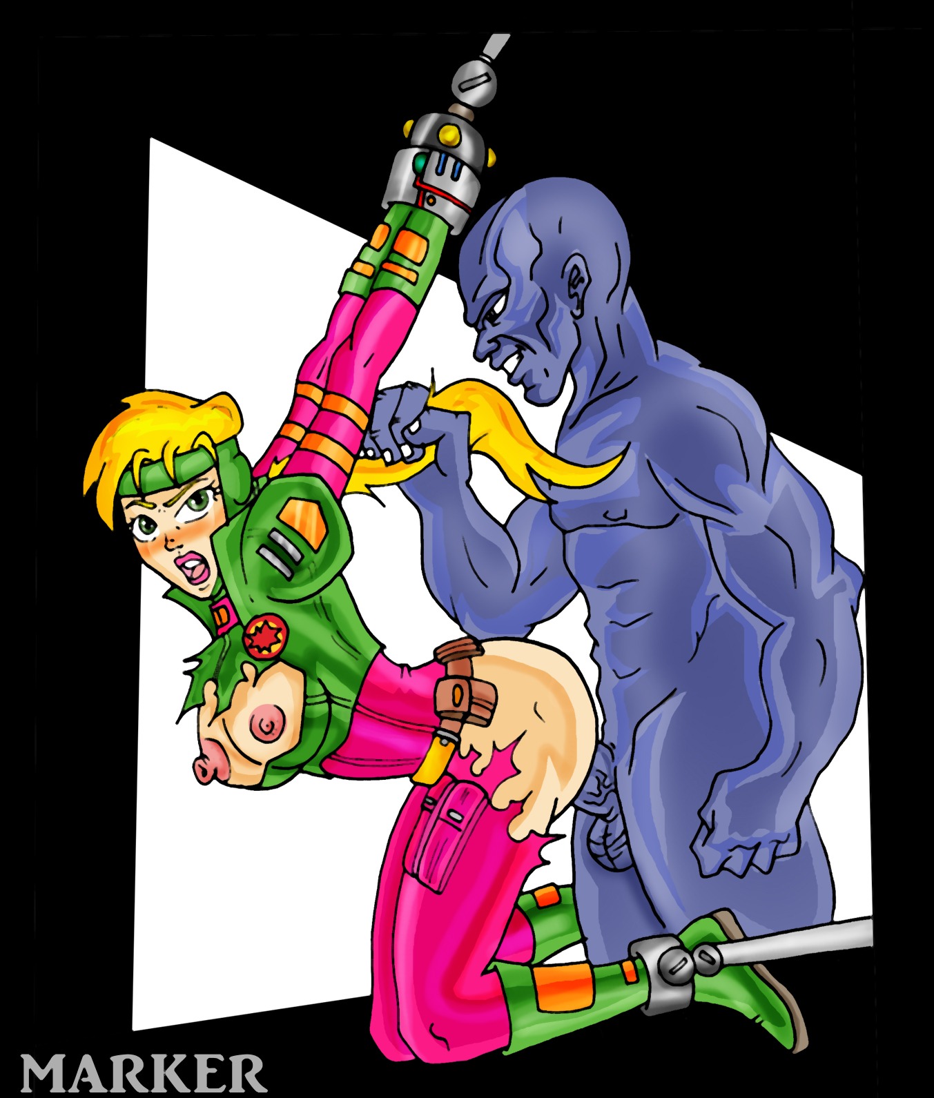 exosquad female human m_marker male marsala nara_burns rule34 sex straight tagme