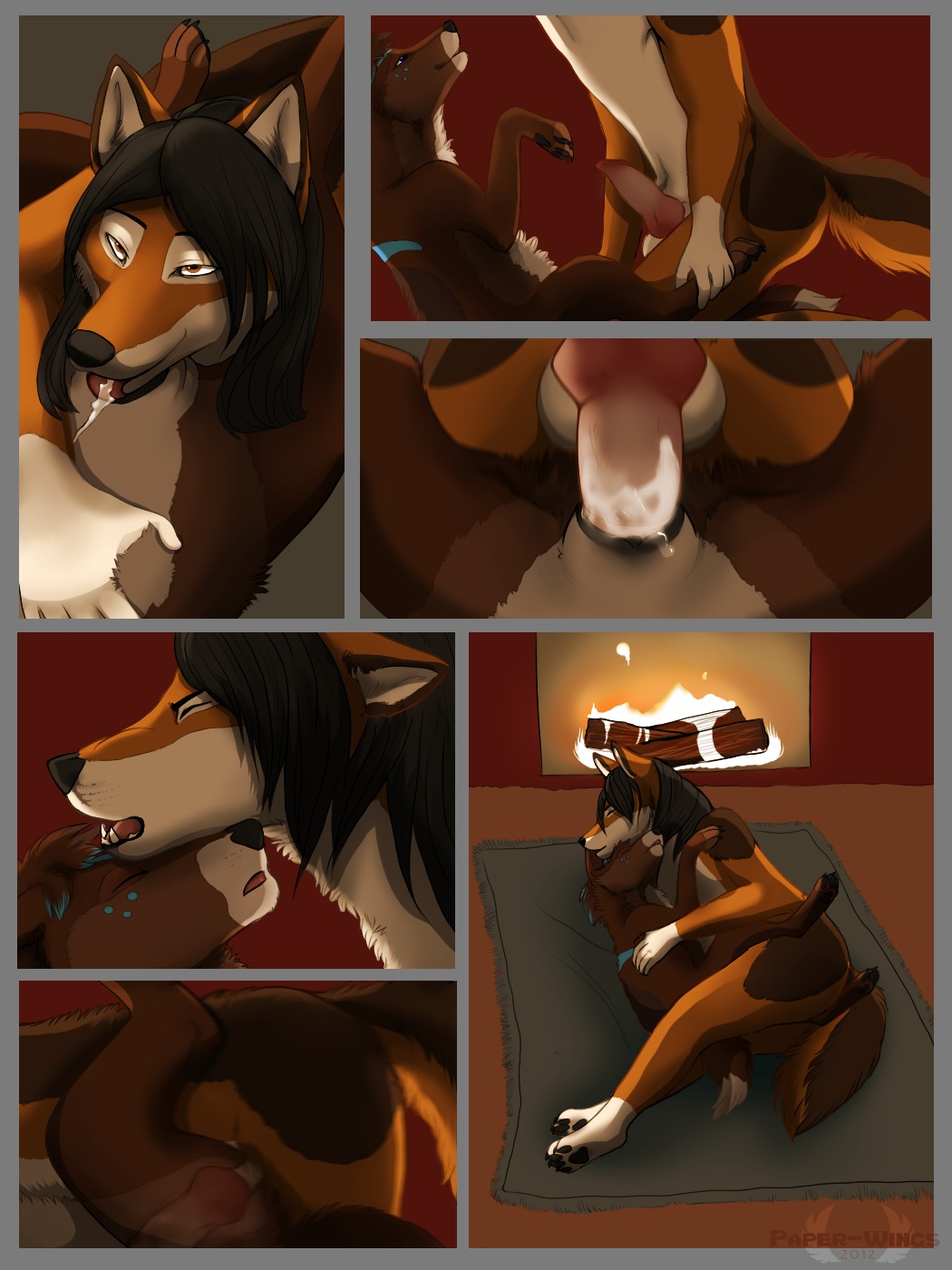 3:4 anatomically_correct anatomically_correct_genitalia anatomically_correct_vulva animal_genitalia animal_vulva anthro anthro_on_feral anthro_penetrating anthro_penetrating_feral bestiality black_vulva bodily_fluids canid canine canine_genitalia canine_vulva canis comic cum cum_in_vagina cum_inside cum_on_penis cunnilingus dominant duo e621 erection female female_on_anthro female_penetrated feral feral_penetrated fox genital_fluids genitals hi_res interspecies knot knotting larger_dom larger_male male male/female male_on_feral male_penetrating male_penetrating_female mammal nude oral paper-wings penetration penis romantic romantic_ambiance romantic_couple sex size_difference smaller_female smaller_penetrated tail tongue vaginal vaginal_fluids vaginal_fluids_on_tongue vaginal_knotting vaginal_penetration vulva wolf