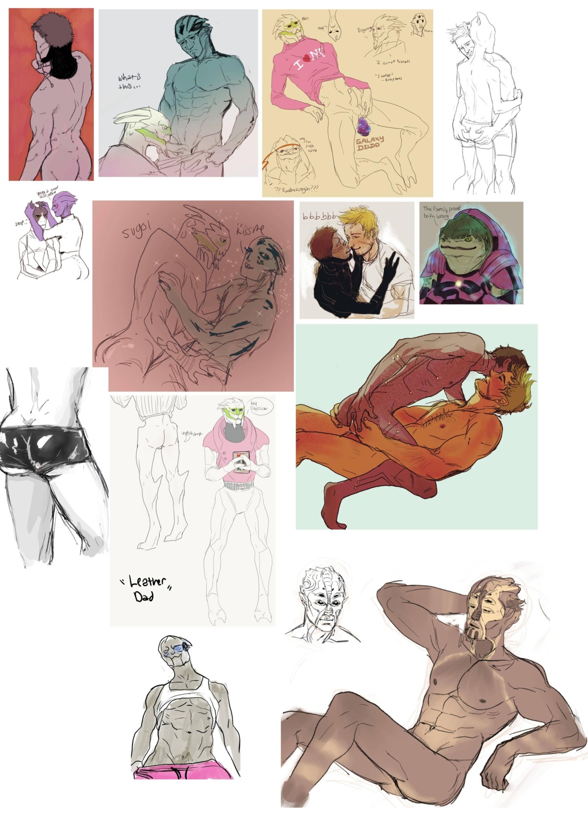 aria_t'loak asari batarian drell female krogan mass_effect quarian rule34 salarian turian