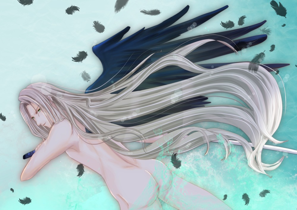 final_fantasy final_fantasy_vii male male_only rule34 sephiroth tagme
