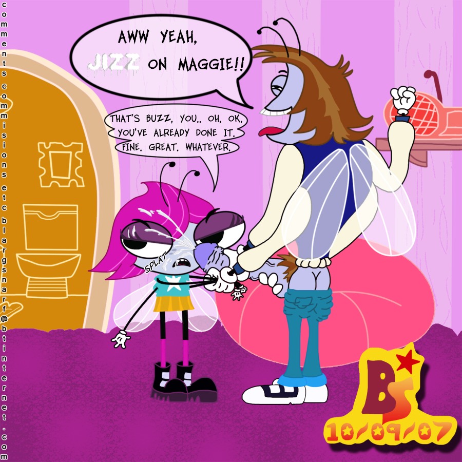 2007 aldrin_pesky anthro blargsnarf brother_and_sister cum cum_on_face disney female incest maggie_pesky male penis rule34 siblings tagme the_buzz_on_maggie