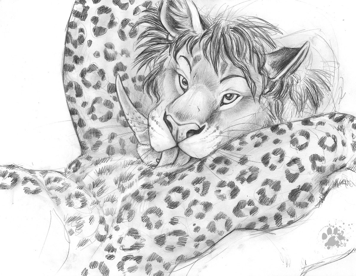 2008 animal_genitalia animal_penis anthro anthro_on_anthro blotch duo e621 erection felid feline_genitalia feline_penis genitals graphite_(artwork) greyscale interspecies leopard leopard_spots licking lion male male/male mammal monochrome oral pantherine penile_spines penis scratches_volume_2 sex spots tongue tongue_out traditional_media_(artwork) whiskers