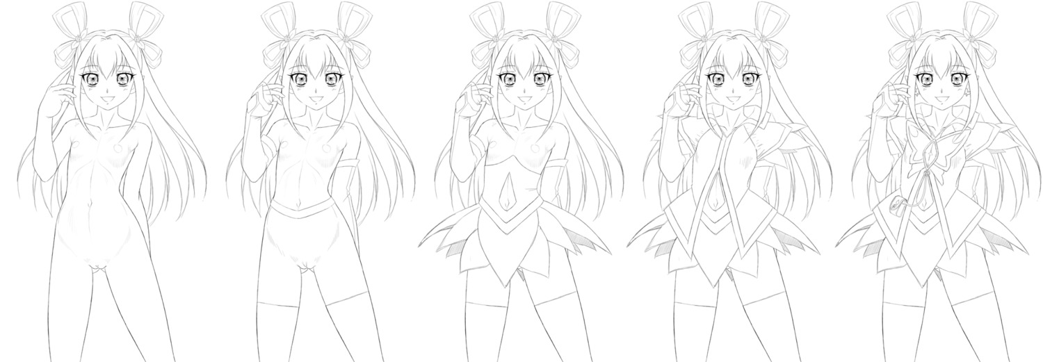 clothing dark_dream delica female flat_chest magical_girl precure pretty_cure rule34 shorts skirt yes!_precure_5