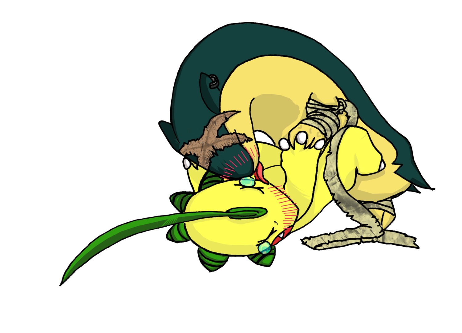 1boy 1girls anthro bayleef color female fur furry interspecies male nintendo pokemon pokemon_(species) pussy rule34 sex smooth_skin straight toony typhlosion vaginal_penetration vulva