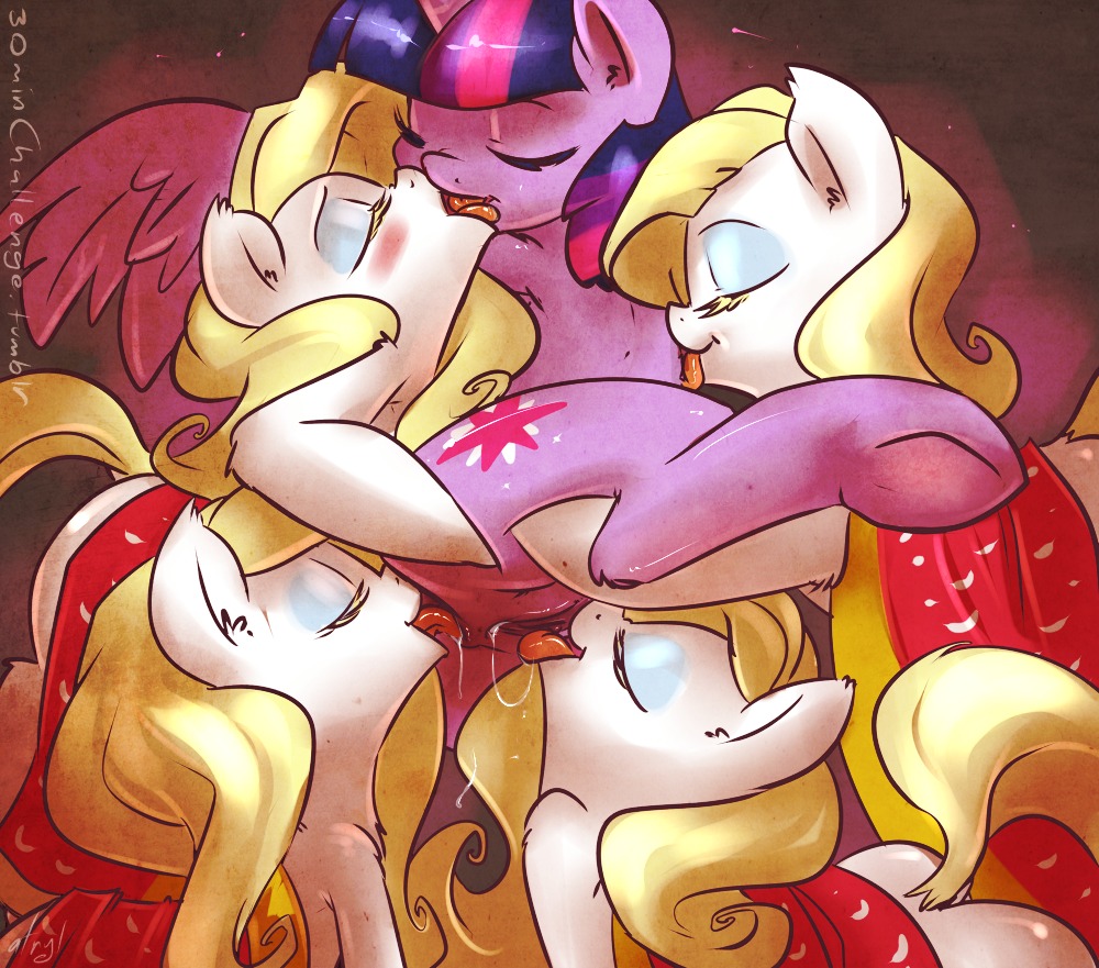 2013 anal anus atryl blonde_hair blush bodily_fluids butt crescendo_(mlp) cunnilingus cutie_mark digital_media_(artwork) dock_(anatomy) drooling e621 equid equine eyes_closed female female/female feral french_kissing friendship_is_magic fur gangbang genital_fluids genitals group group_sex hair hasbro hooves horn horse inner_ear_fluff kissing licking long_hair mammal multicolored_hair my_little_pony mythological_creature mythological_equine mythology open_mouth oral pony purple_body purple_fur purple_hair purple_vulva rimming saliva sex spread_legs spreading tail tongue tongue_out tuft twilight_sparkle_(mlp) two_tone_hair underhoof unicorn vaginal vaginal_fluid_string vaginal_fluids vulva winged_unicorn wings