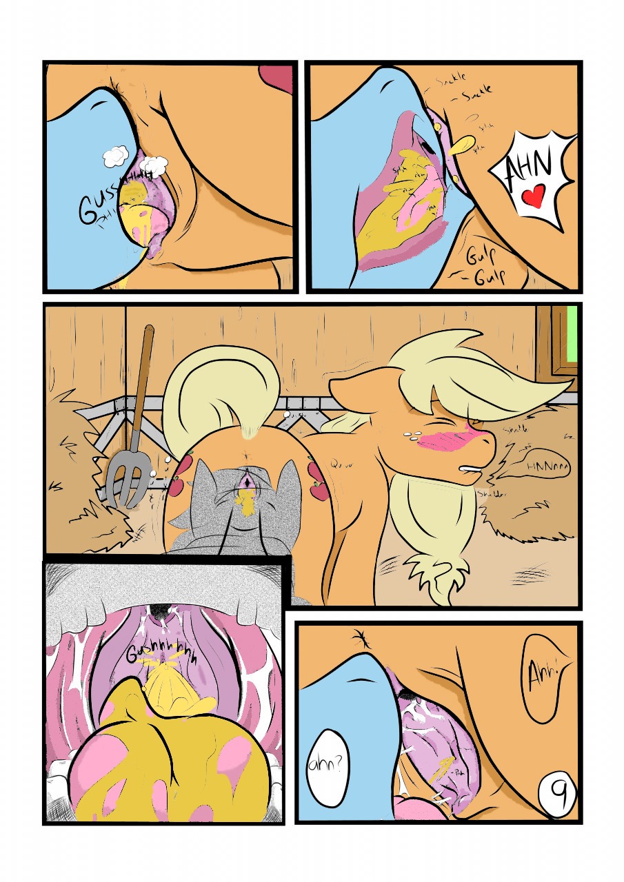 anus apple applejack_(mlp) barn barrel beverage blush bodily_fluids clothing comic cowboy_hat cunnilingus cutie_mark drinking drinking_urine duo e621 earth_pony english_text equid equine eyes_closed female female/female feral food freckles friendship_is_magic fruit genital_fluids genitals hair hasbro hat headgear headwear hi_res horse internal mammal monochrome my_little_pony mythological_creature mythological_equine mythology open_mouth oral peeing pegasus plant pony pussy_sucking rainbow_dash_(mlp) rhk sex tail text urine urine_in_mouth urine_stream vaginal vulva watersports wings