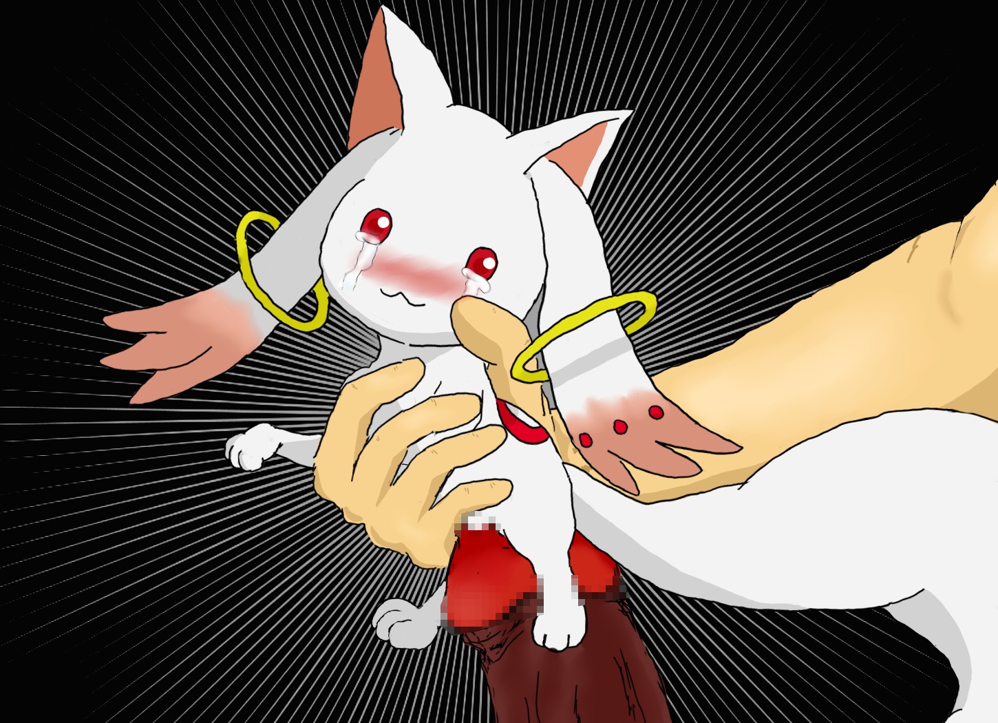 ambiguous_gender female kyuubee mahou_shoujo_madoka_magica male puella_magi_madoka_magica rule34