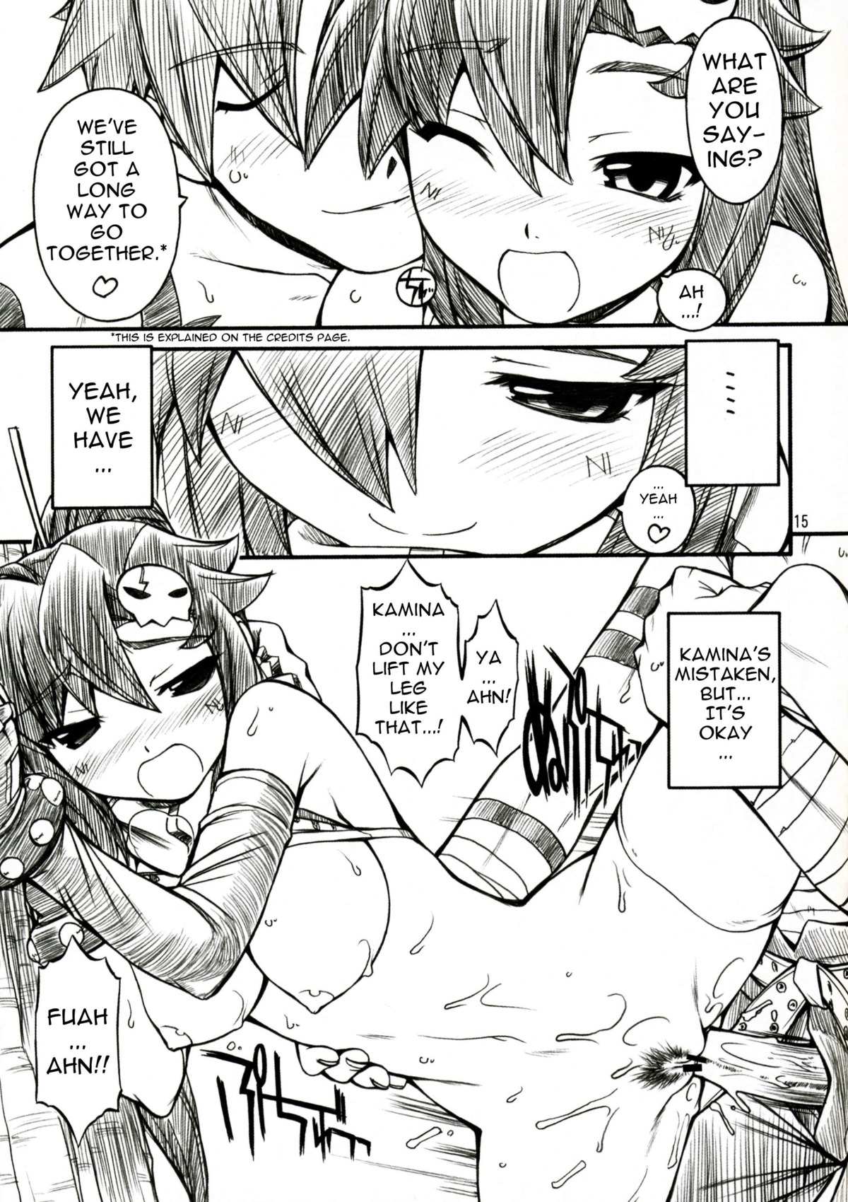 censored comic female kamina rule34 tagme tengen_toppa_gurren_lagann yoko_littner