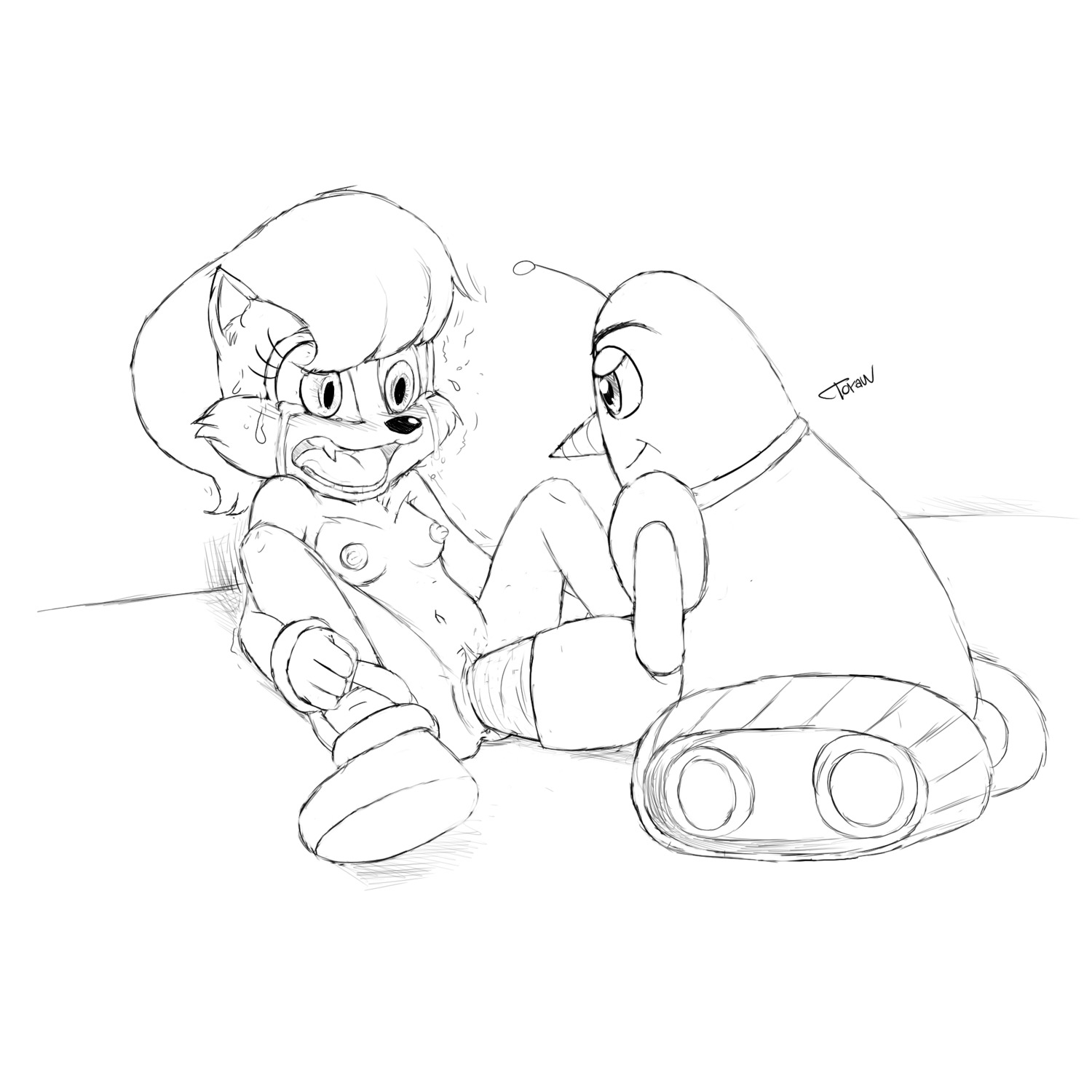 anthro archie_comics chipmunk crying female grounder pussy rape robot rodent rule34 sally_acorn sega sonic_(series) sonic_the_hedgehog_(archie) sonic_the_hedgehog_(comics) sonic_the_hedgehog_(series) squirrel straight_hair tagme tears tecraudio vaginal vaginal_penetration what