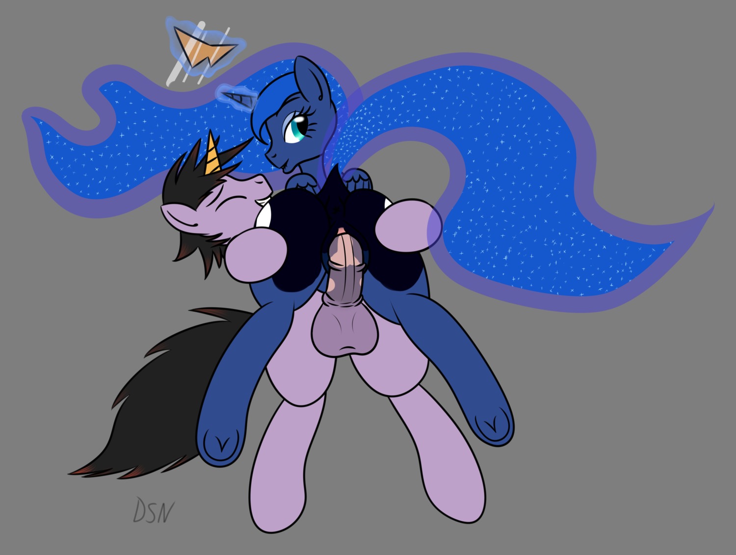 alpha_channel blue_body blue_feathers blue_fur blue_hair cutie_mark dsninja duo e621 equid equine erection eyes_closed feathered_wings feathers female friendship_is_magic fur genitals hair hasbro hi_res horn long_hair male mammal my_little_pony mythological_creature mythological_equine mythology penis princess_luna_(mlp) teal_eyes teeth unicorn winged_unicorn wings