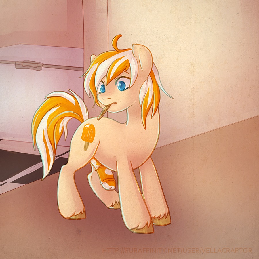 1:1 animal_genitalia animal_penis blue_eyes creamsicle cutie_mark dreamsicle_swirl e621 equid equine equine_genitalia equine_penis erection feral fetlocks freezer fur gender_transformation genitals hair hasbro horse male mammal mtf_transformation multicolored_hair my_little_pony orange_body orange_fur orange_hair penis pony signature solo tail transformation two_tone_hair vellacraptor white_hair