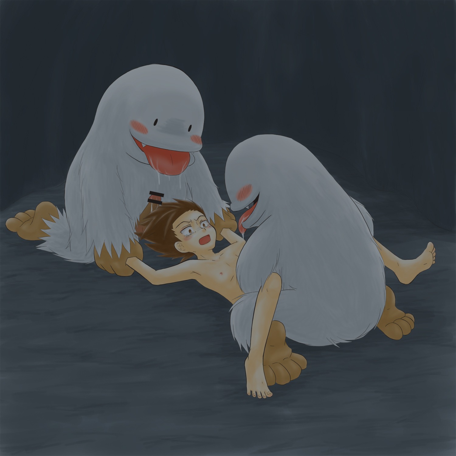 ambiguous_gender lloyd_irving male male/ambiguous monster rule34 tagme tales_of_(series) tales_of_symphonia