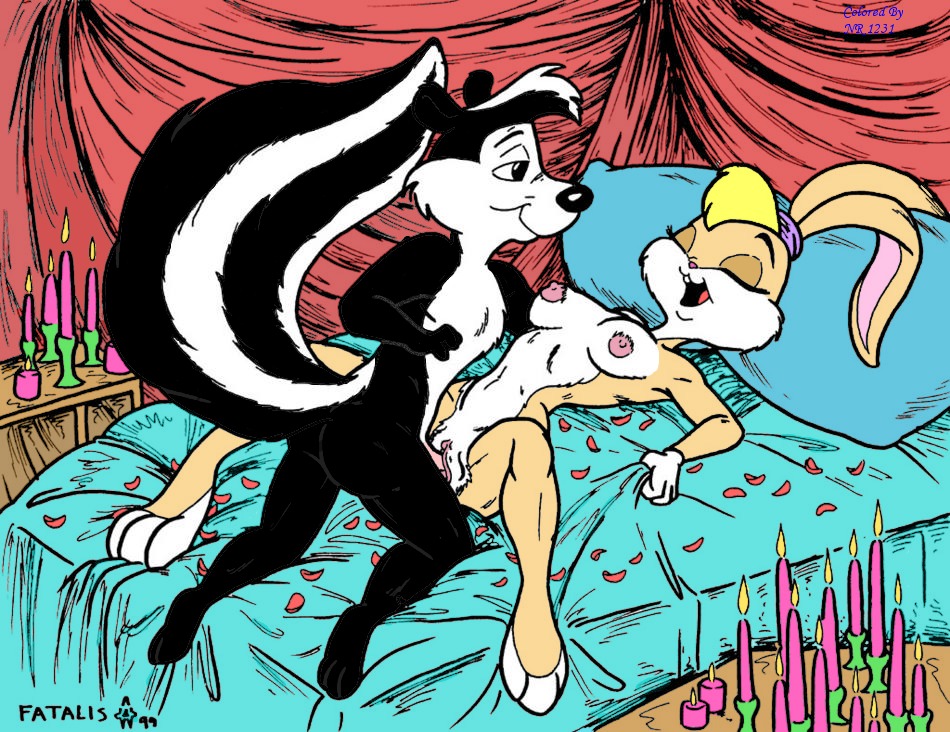 anthro anthro_on_anthro bed breasts candle duo e621 eyes_closed fatalis_(artist) feet female female_penetrated from_front_position fur furniture genitals humanoid_genitalia humanoid_vulva inside interspecies lagomorph leporid lola_bunny long_tail looney_tunes lying male male/female male_penetrating male_penetrating_female mammal markings mephitid missionary_position naturally_unclothed nipples nude nude_anthro nude_female nude_male on_back on_bed open_mouth penetration penile penile_penetration penis penis_in_vagina pepe_le_pew rabbit sex skunk spread_legs spreading striped_skunk stripes tail tail_markings toony vaginal vaginal_penetration vulva warner_brothers
