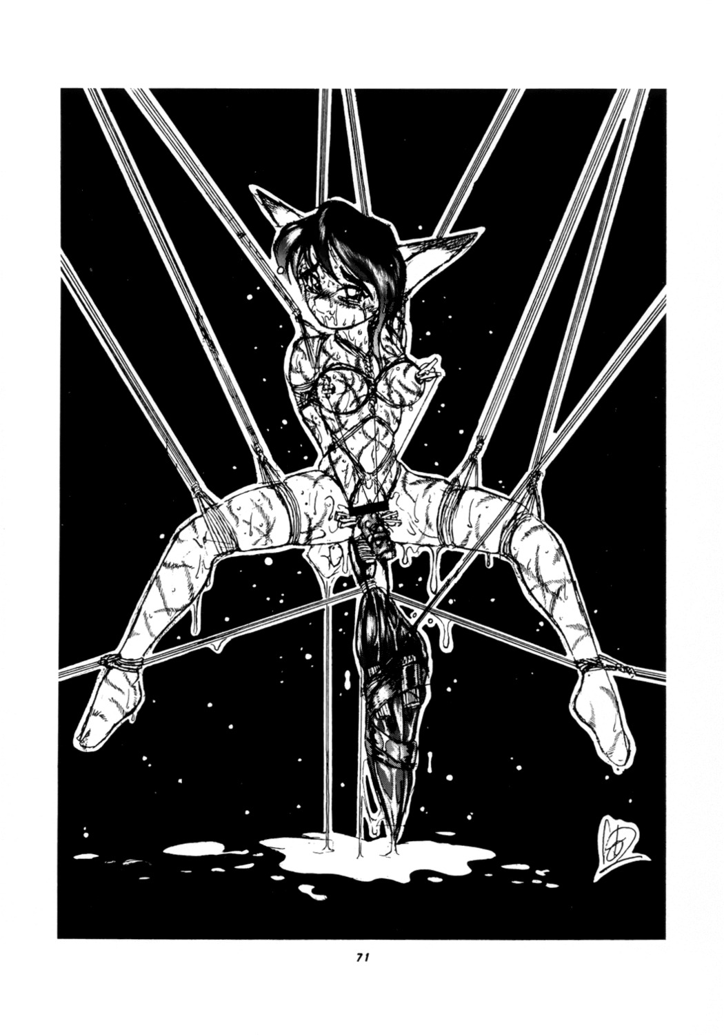 blood book_of_the_beast book_of_the_beast_#4 canine female fox gore guro rule34 scan team_shuffle