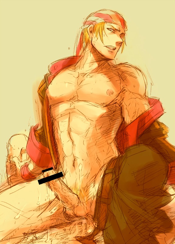billy_kane censored fatal_fury itkz king_of_fighters male male_only rule34 snk tagme yaoi