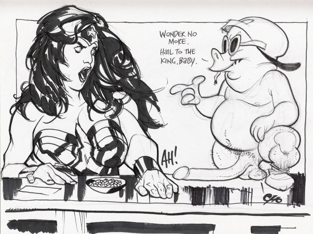 adam_hughes dc dc_comics dean_(liberty_meadows) female frank_cho liberty_meadows monochrome pubic_hair rule34 wonder_woman wonder_woman_(series)