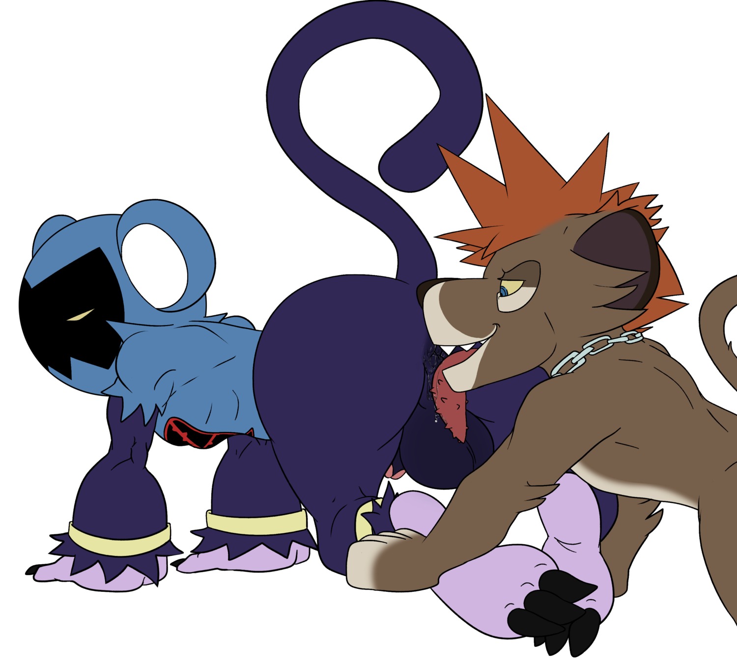 3_toes absurd_res all_fours anal anthro anthro_on_feral anus backsack ball_lick balls barbed_tongue bestiality blue_eyes bodily_fluids butt chain chain_jewelry chain_necklace claws digital_media_(artwork) disney dominant dominant_feral duo e621 erection feet felid feral fingers from_behind_position fur genitals hair haplorhine heartless hi_res hindpaw humanoid_genitalia humanoid_penis interspecies jerseydevil jewelry kingdom_hearts licking lion lion_sora looking_back male male/male male_on_feral mammal monkey multicolored_eyes muscular muscular_male necklace nose_to_anus nude open_mouth oral pantherine pawpads paws penis perineum perineum_lick powerwild presenting presenting_hindquarters primate rimming sex simple_background smile soles sora_(kingdom_hearts) square_enix teeth the_lion_king toe_claws toes tongue tongue_out two_tone_eyes white_background yellow_eyes young young_feral young_male