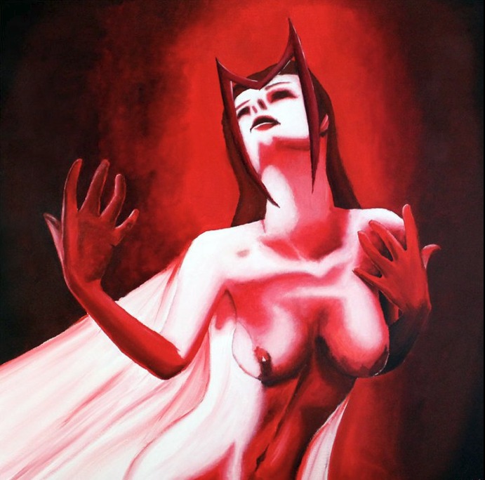 1girls artist_request avengers female female_only human marvel marvel_comics mutant_(marvel) rule34 scarlet_witch solo tagme wanda_maximoff x-men
