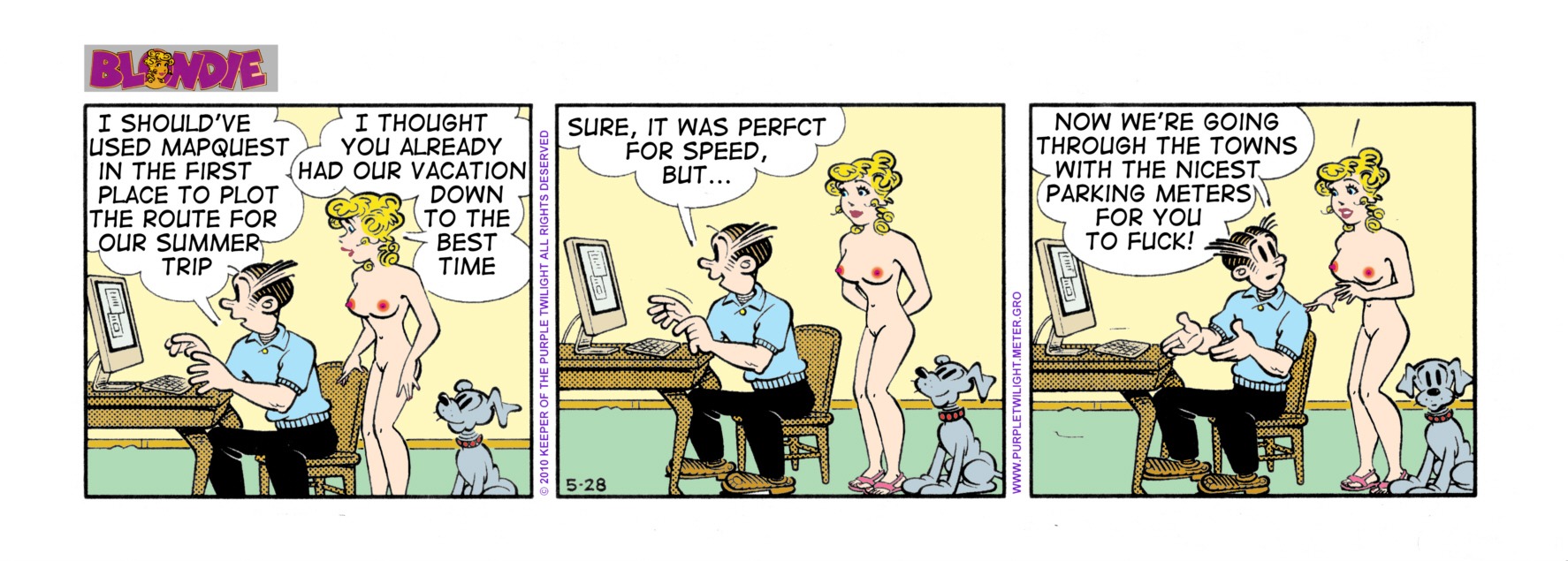 blondie_(comic) blondie_bumstead comic dagwood_bumstead daisy_bumstead female rule34 tagme