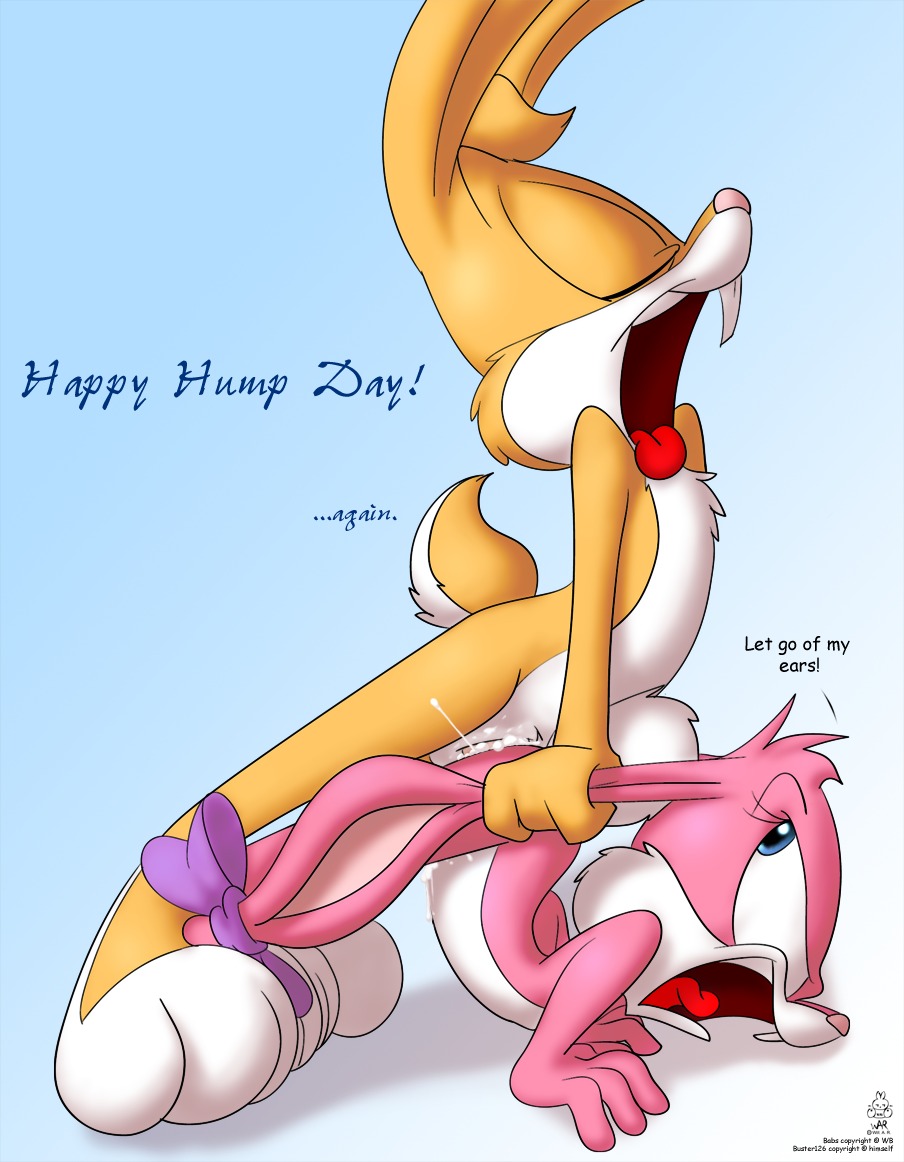 anthro babs_bunny cub female fur furry ishoka male mammal pink_fur rabbit rule34 straight tagme tan_fur tiny_toon_adventures uncensored warner_brothers white_fur