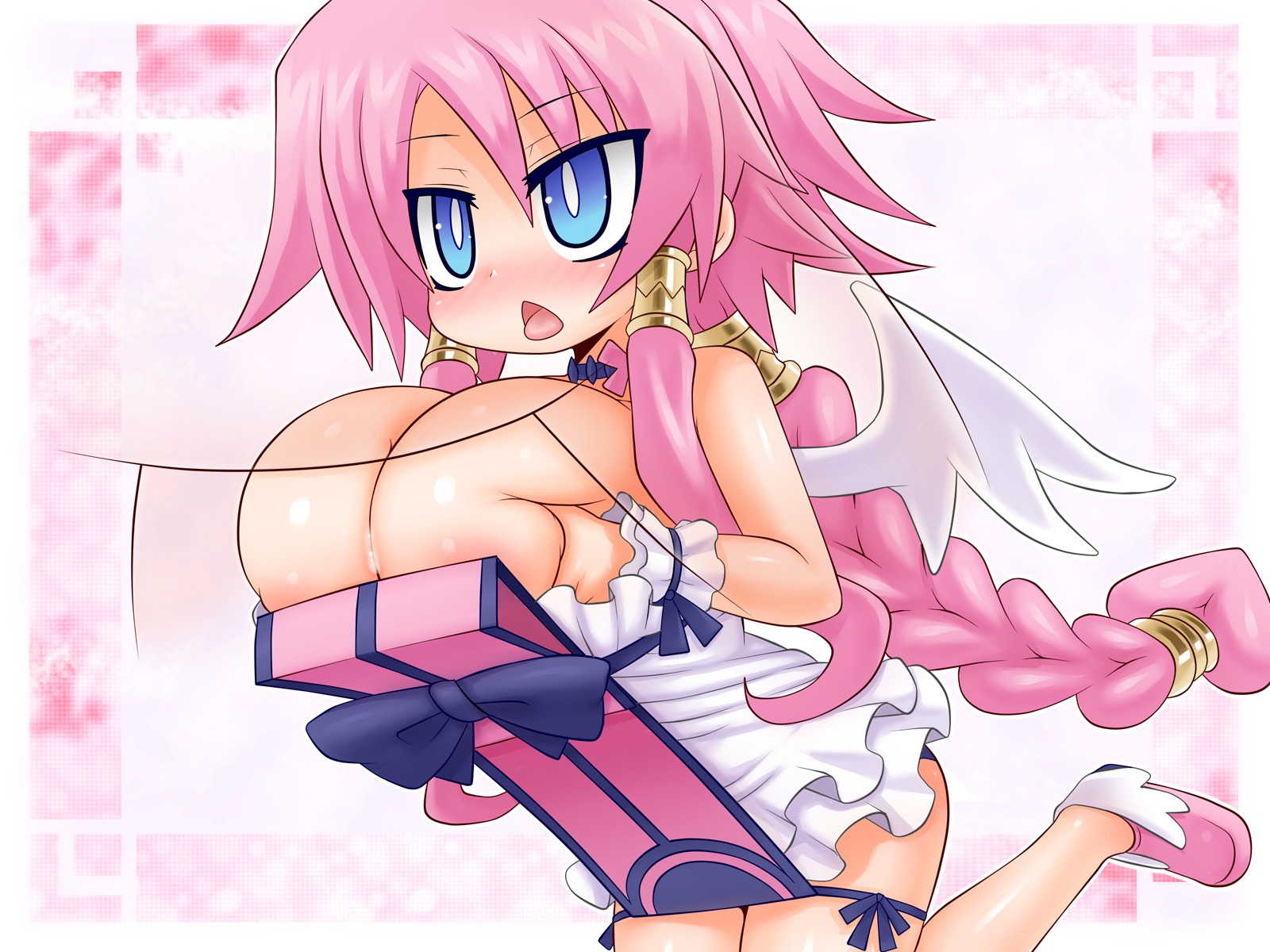 areola areola_slip areolae areolae_slip artina bimbo breasts disgaea disgaea_4 female huge_breasts kakuretenai large_breasts nippon_ichi_software paizuri rule34 tagme