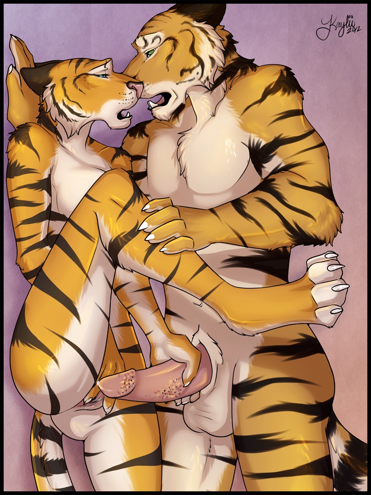 2012 3:4 4_toes against_surface against_wall anthro balls claws daughter_(lore) digitigrade duo e621 erection eye_contact father_(lore) father_and_child_(lore) father_and_daughter_(lore) feet felid female fur genitals green_eyes hindpaw incest_(lore) kaylii looking_at_another male male/female mammal nude open_mouth orange_body orange_fur pantherine parent_(lore) parent_and_child_(lore) parent_and_daughter_(lore) paws penile_spines penis sex standing stripes tail tiger toes vulva