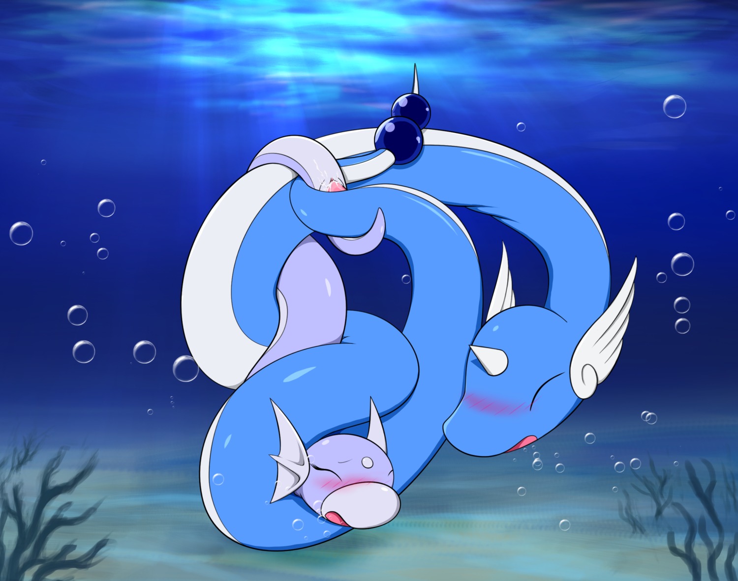 2014 age_difference bald blue_body blue_skin blush bodily_fluids bubble cum dancingchar dominant dragon dragonair dratini duo e621 erection eyelashes eyes_closed feathered_wings feathers female female_penetrated feral feral_on_feral frill_(anatomy) fully/fully_submerged fully_submerged generation_1_pokemon genital_fluids genitals head_crest head_frill head_wings hi_res larger_dom larger_male male male/female male_penetrating male_penetrating_female membrane_(anatomy) membranous_frill mythological_creature mythological_scalie mythology nintendo nude open_mouth penetration penile penile_penetration penis penis_in_vagina pokemon pokemon_(species) scalie serpentine sex sex_in_water size_difference smaller_female smaller_penetrated tongue underwater underwater_sex unusual_wing_placement vaginal vaginal_penetration vulva water wings young young_feral