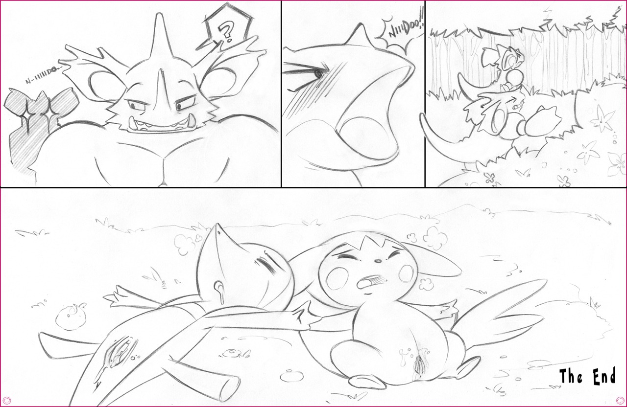 after_rape after_sex being_watched blush bodily_fluids breath caught_in_the_act claws comic cum cum_in_vagina cum_inside drooling e621 ellipsis emolga ending exclamation_point eyes_closed female feral feral_on_feral forced generation_1_pokemon generation_5_pokemon genital_fluids genitals graphite_(artwork) grass group harumi infidelity looking_at_another lying male male/female mammal membrane_(anatomy) monochrome nidoking nidoqueen nintendo open_mouth patagium plant pokemon pokemon_(species) question_mark reptile rodent saliva scalie sciurid sharp_teeth snivy spread_legs spreading teeth tongue traditional_media_(artwork) upset vulva young young_feral