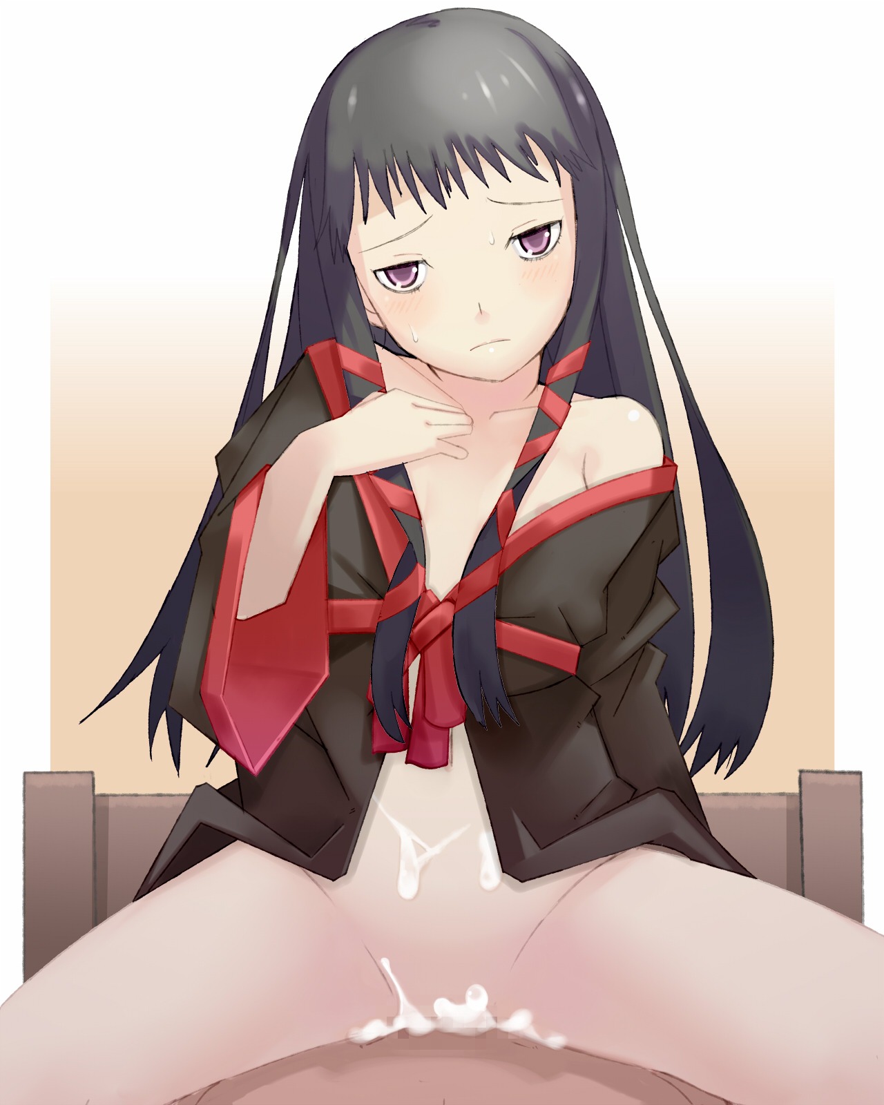ar_tonelico censored clothed_sex clothing cum female female_on_top jakuri rule34 tagme