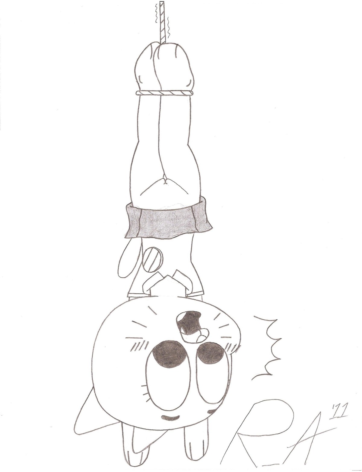 anthro domestic_cat feline female furry nicole_watterson random_anon rule34 straight_hair tagme the_amazing_world_of_gumball