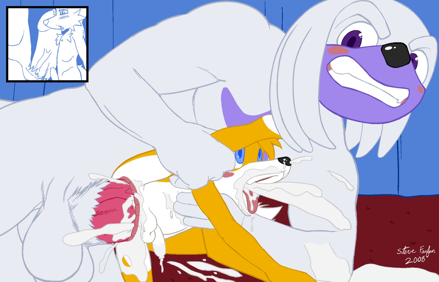 2008 anthro canine echidna fox male male_only rule34 sonic_(series) steve_farfan tagme tails tails_the_fox what