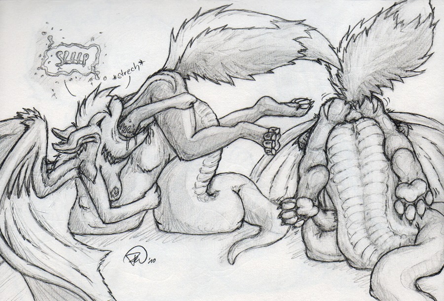 anthro anthro_pred apode balls draconcopode duo e621 feet female female_pred forceswerwolf genitals graphite_(artwork) greyscale hindpaw hybrid lamia legless male mixed_media monochrome oral_vore paws pen_(artwork) reptile scalie serpentine skunkhase skunny snake soft_vore split_form swallowing tail tanaga traditional_media_(artwork) vore