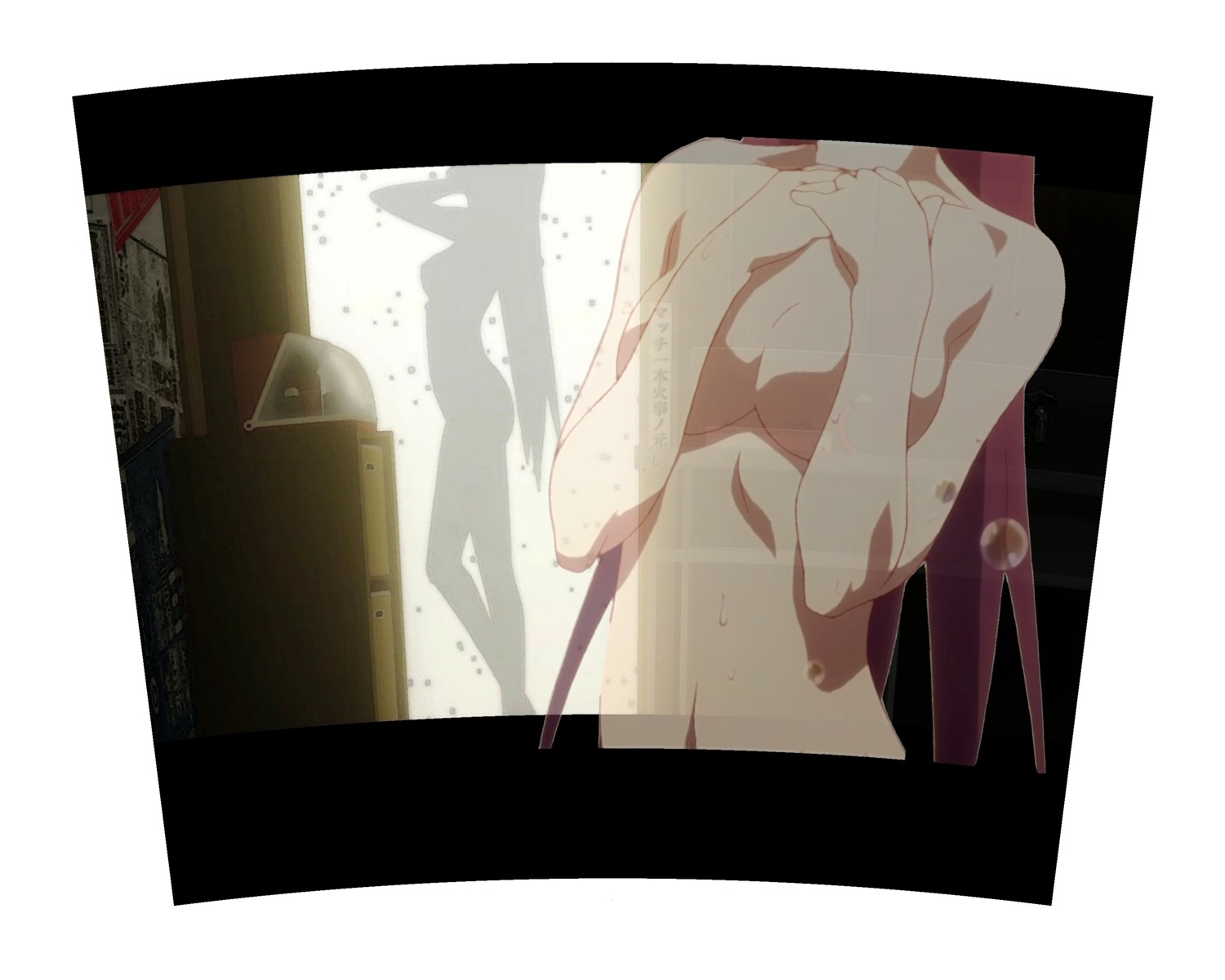 bakemonogatari breast_hold breasts create_your_tumbler female monogatari_(series) nude rule34 senjougahara_hitagi tagme