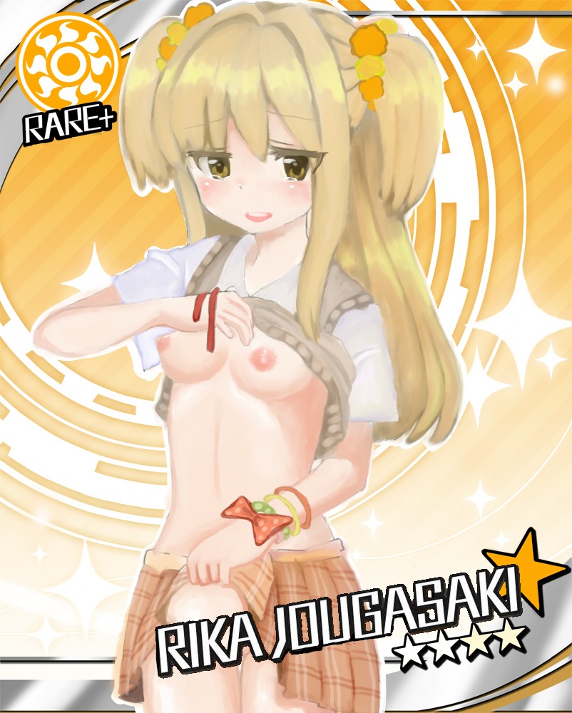 breasts female idolmaster idolmaster_cinderella_girls jougasaki_rika nipples rule34 tagme