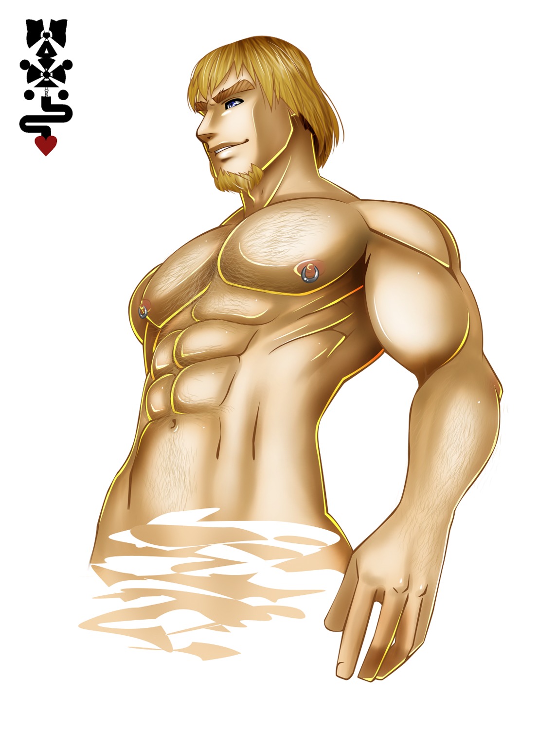 abs disney giganuramaki male male_only nipples nude pecs phoebus rule34 solo the_hunchback_of_notre_dame