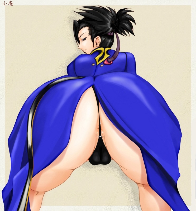 anus ass bent_over black_hair burst_angel close-up female rule34 sei_(burst_angel)