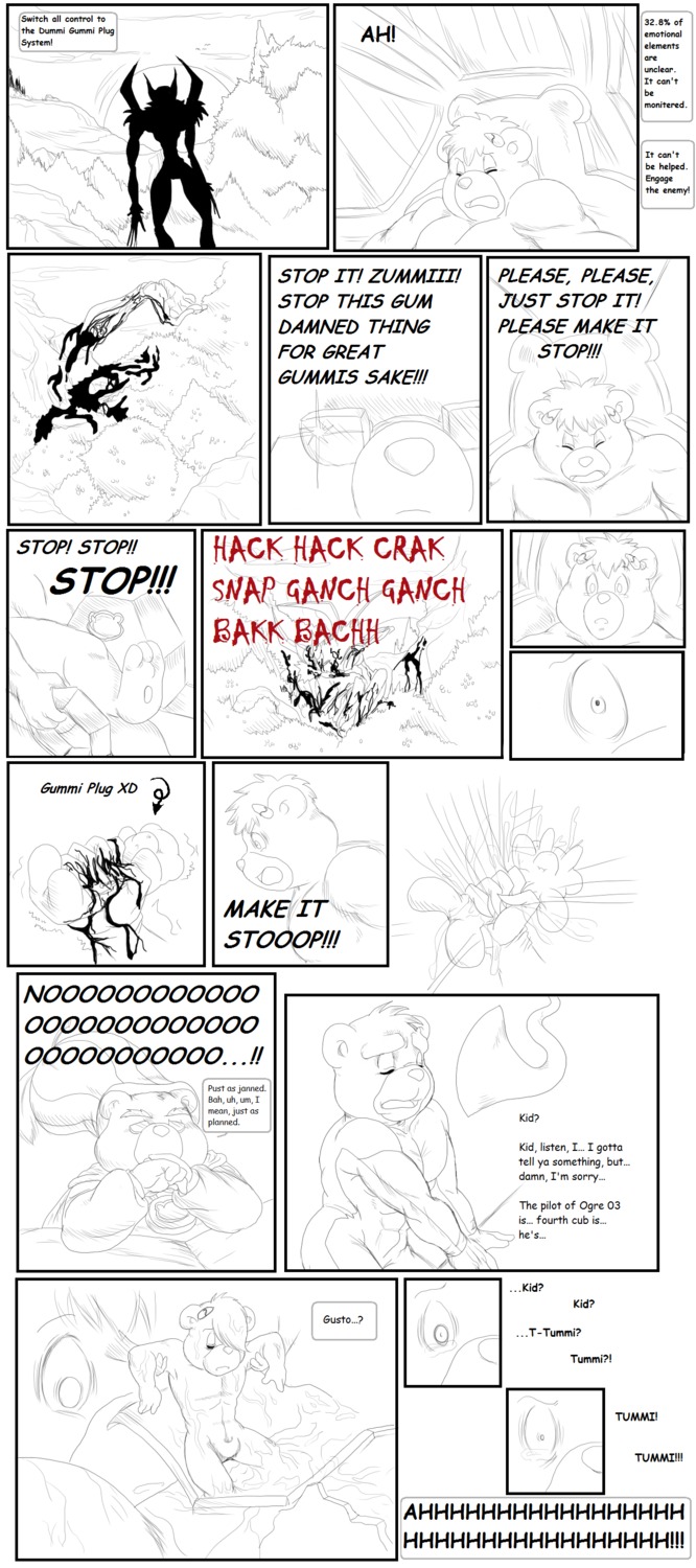 adventures_of_the_gummi_bears balls comic disney gruffi_gummi gusto_gummi male male_only monochrome neon_genesis_evangelion penis rule34 testicles tummi_gummi zummi_gummi