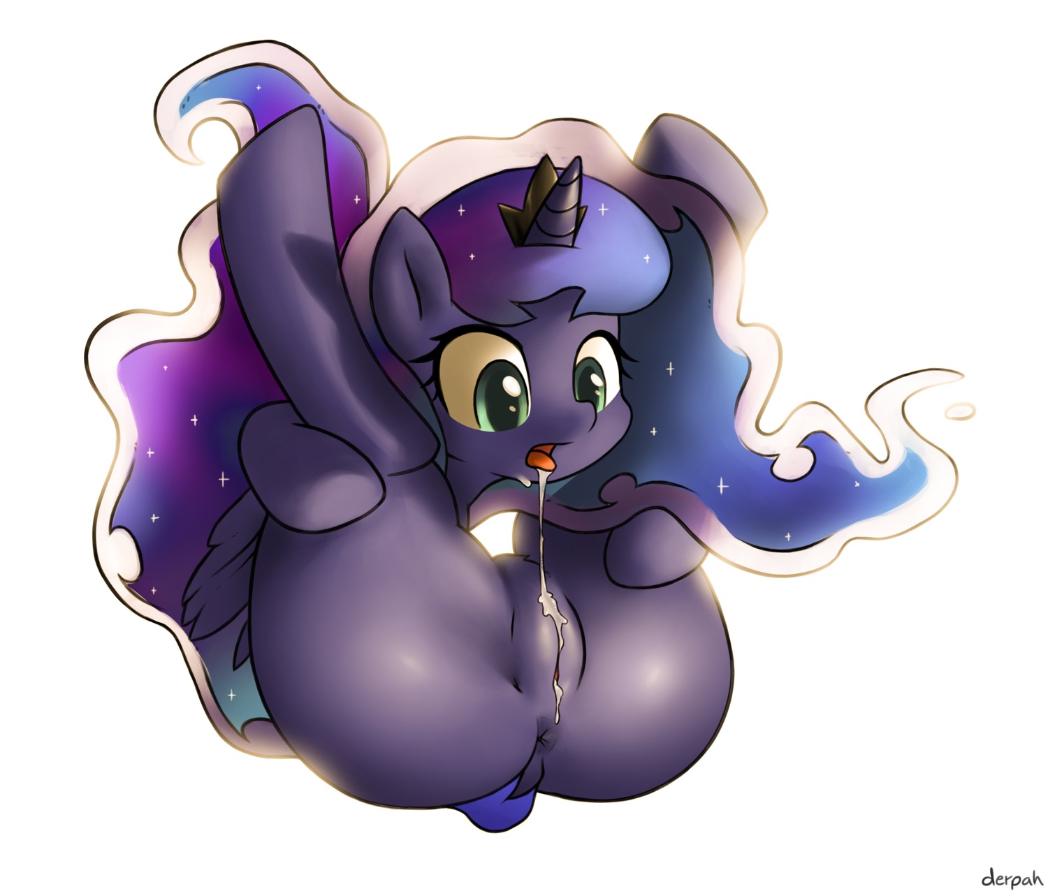 2014 absurd_res anus autocunnilingus big_butt blue_anus blue_body blue_butt blue_ears blue_eyes blue_face blue_feathers blue_fur blue_hair blue_horn blue_tail blue_vulva blue_wings bodily_fluids butt colored cosmic_hair cosmic_mane cosmic_tail crown digital_media_(artwork) dock_(anatomy) dripping drooling e621 english_text equid equine ethereal_hair ethereal_mane ethereal_tail extended_legs eyelashes feathered_wings feathers female feral flexible folded friendship_is_magic full-length_portrait fur genital_fluids genitals glistening glistening_anus glistening_body glistening_eyes glistening_fur glistening_genitalia glistening_vulva hair hand_under_leg hands_on_legs hands_on_own_legs hands_on_own_thighs hands_on_thighs hasbro headgear hi_res holding_both_legs holding_both_thighs holding_legs_back holding_legs_up hooves horn humanoid_genitalia humanoid_vulva leaking legs_back legs_behind_head legs_up long_hair long_tail looking_at_genitalia looking_at_own_vulva looking_at_self looking_at_vulva looking_down mammal mane mane_hair marblesoda masturbation monotone_anus monotone_body monotone_butt monotone_face monotone_feathers monotone_fur monotone_horn monotone_wings multicolored_hair multicolored_tail multicolored_vulva my_little_pony mythological_creature mythological_equine mythology open_mouth oral oral_masturbation plump_labia pointy_ears portrait prick_ears princess princess_luna_(mlp) pseudo_hair pseudo_mane purple_hair purple_tail pussy_juice_leaking red_tongue red_vulva royalty saliva saliva_string signature simple_background snout solo tail text tiara tongue tongue_out two_tone_vulva unicorn_horn vaginal vaginal_fluid_drip vaginal_fluid_string vaginal_fluids vaginal_fluids_on_tongue vaginal_fluids_on_vulva vaginal_masturbation vulva white_background winged_unicorn wings