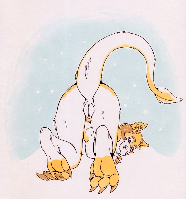 alien animal_genitalia anthro ass_up butt cloaca e621 ear_piercing feet female foot_focus genitals hotpie looking_at_viewer mammal nude paws piercing presenting presenting_cloaca presenting_hindquarters raised_tail rear_view soles solo star_wars tail tauntaun toes vertical_cloaca