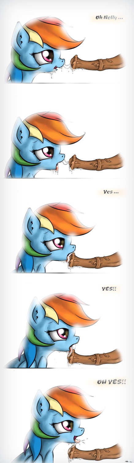 2014 absurd_res animal_genitalia animal_penis basic_sequence blue_body blue_feathers blue_fur bodily_fluids cum dialogue disembodied_penis drooling duo e621 english_text equid equine equine_genitalia equine_penis erection feathered_wings feathers female feral five_frame_image five_frame_sequence friendship_is_magic fur genital_fluids genitals hair hasbro hi_res licking linear_sequence male male/female mammal multi_frame_sequence multicolored_hair my_little_pony mythological_creature mythological_equine mythology neko-me open_mouth oral pegasus penile penis penis_lick precum purple_eyes rainbow_dash_(mlp) rainbow_hair saliva sequence sex simple_background text tongue tongue_out vein white_background wings