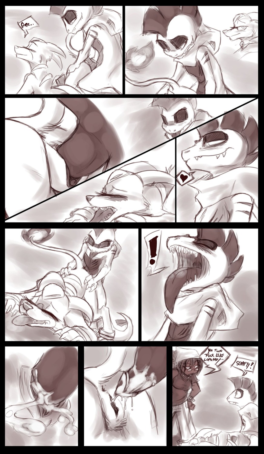 comic cum female houndoom human hybrid male mel_the_hybrid orgasm penis pokemon pokã©mon pussy rule34 scrafty straight teeth trainer