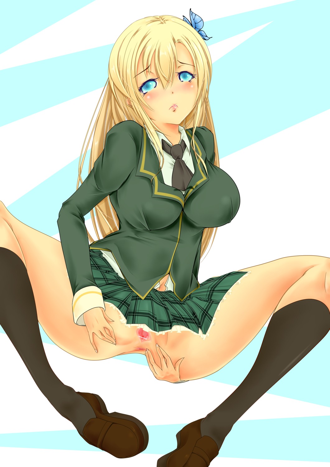 1girls boku_wa_tomodachi_ga_sukunai female female_only kashiwazaki_sena pointy_chin rule34 solo tagme