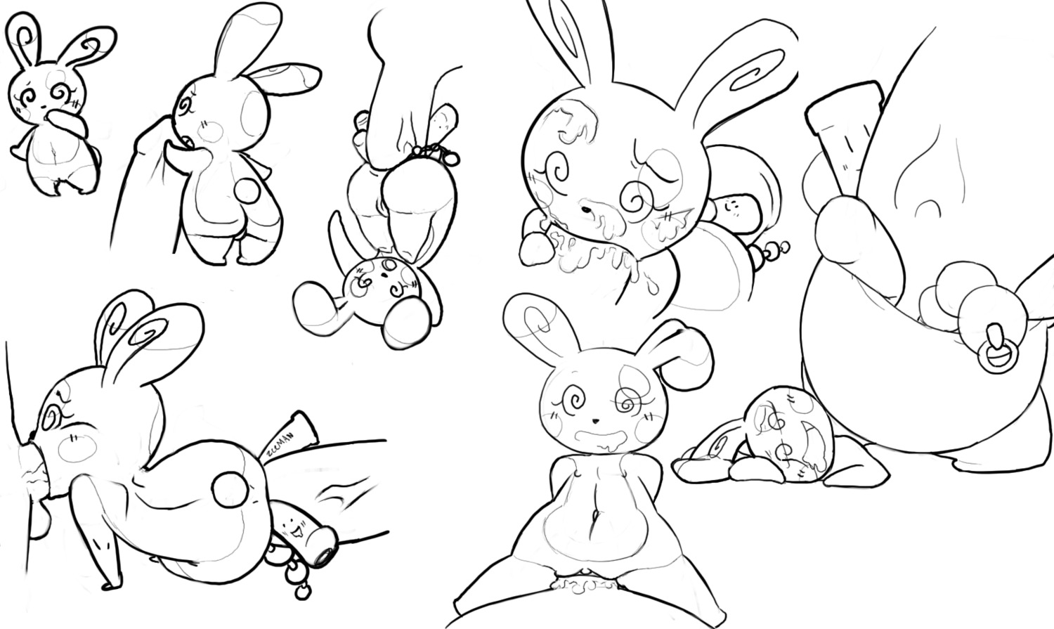 ditto female nintendo pokemon pokemon_(species) pokemon_rse rule34 spinda zeeman