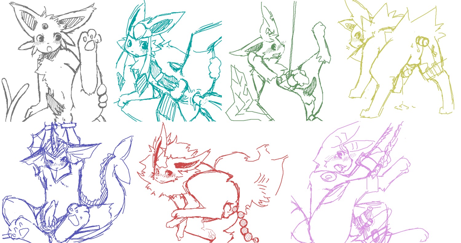 eeveelution espeon feral flareon fur furry_ears furry_tail gay glaceon jolteon leafeon male male_only pokemon pokemon_(species) pokemon_dppt pokemon_gsc pokemon_rgby realistic_animal rule34 tail umbreon vaporeon