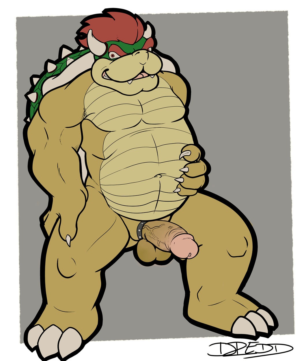 bowser cock_ring dredd_(artist) male male_only mario_(series) nintendo penis rule34 tagme