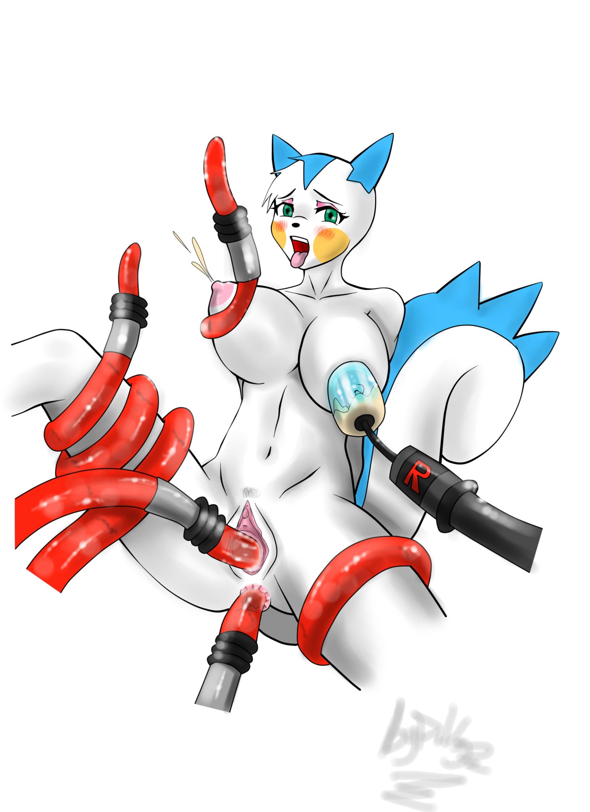 absurd_res anal anthro anthrofied bodily_fluids breast_milking breasts double_penetration e621 female generation_4_pokemon genitals hi_res lactating mammal nintendo pachirisu penetration pokemon pokemon_(species) pokemorph restrained rodent sciurid solo team_rocket tentacles vaginal vaginal_penetration vd-dv vulva